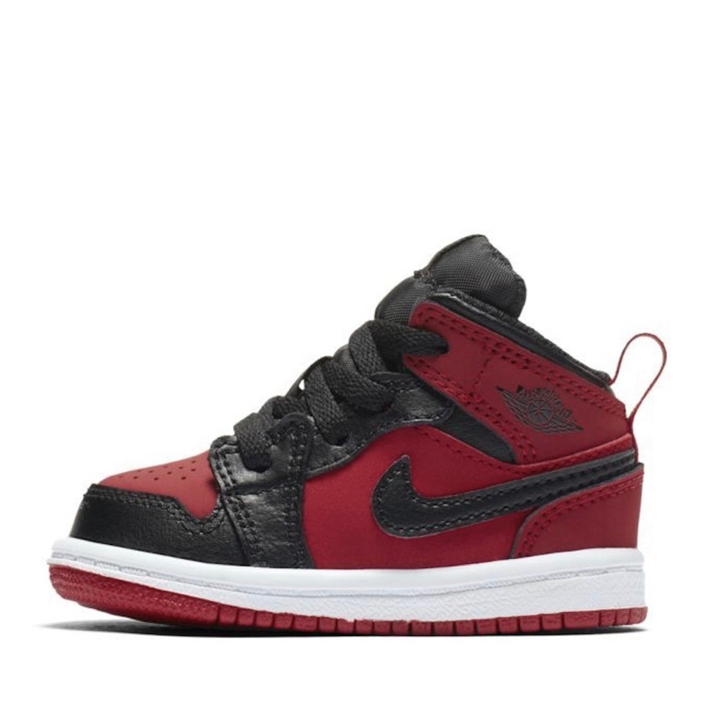 2018 Air Jordan 1 Retro Mid TD 'Gym Red Toddler size 4C